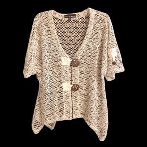 Mirror Image crocheted cardigan - Size XL